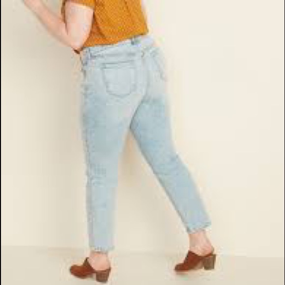 Old Navy Light Wash Power Straight Jeans Size 12 - Picture 4 of 8